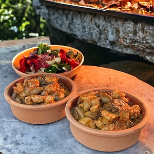 4'lü Fırın Pişirme Kabı Yemek ve Tatlı Pişirme Kasesi 14 cm