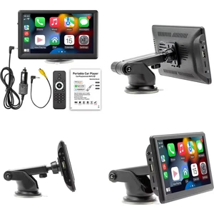 Tak Çalıştır Kablosuz Apple Carplay ve Android Auto Oto Multimedya Araç Araba Ekran