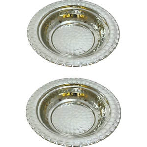 2 Adet Bakır Kahvaltı ve Meze Tabağı