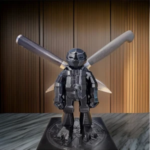 3D Layer Craft Ninja Kaplumbağa Bıçak Tutucu Tezgah Üstü Bıçak Standı Bıçaklık