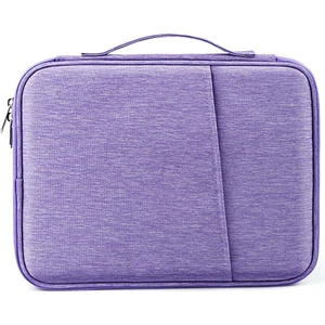 Fashion Schoolbags ND13 12.9-13 Inç Dizüstü Bilgisayar Kılıfı 180 Derece Açılır Çizilmez Tablet Çantası-Mor (Yurt Dışından)