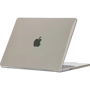 Seashell Digital Macbook Air 15 Inç (2023) M2 A2941/(2024) A3114 M3 Laptop Kılıfı Şeffaf Sert Pc Koruyucu Kapak-Gri (Yurt Dışından)