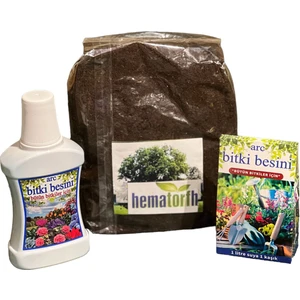 Bitkü Besini 3 Lü Set - Solucan Gübresi, Sıvı ve Katı Bitki Besini
