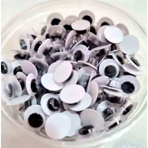 200 Adet Siyah Oynar Göz 8mm
