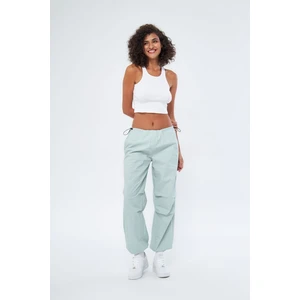 Mesfeno Clothing Mesfeno Kadın Paraşüt Pantolon,  Bol Kesim, Beli ve Paçası Ayarlanabilir Lastikli, Su Geçirmez Kumaş