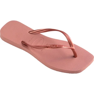 Square Crocus Rose Pembe Kadın Terlik