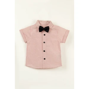 Lulu Kids Erkek Çocuk Yazlık Takım Elbise Papyonlu ve Slopetli "akay" Modeli