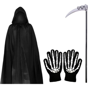 Prop Eldivenli Azrail Kostümü (Yurt Dışından)