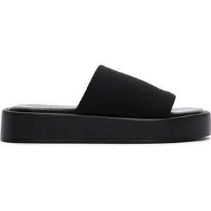 Kadın Siyah Kalın Tabanlı Terlik