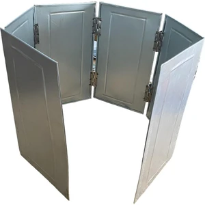 6 Kanatlı 25X40 cm Rüzgar Kesici Mangal Piknik Kamp