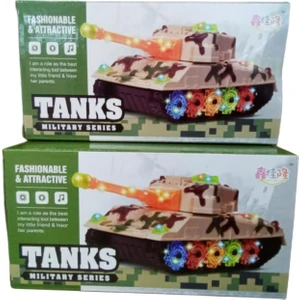 Tank Işıklı Sesli Pilli Cansu