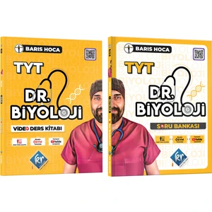 Kr Akademi Yayınları 2024 TYT Barış Hoca Dr. Biyoloji Video Ders Kitabı - Barış Hoca Dr. Biyoloji Soru Bankası 2'li Set