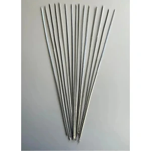12 Adet Galvanizli Ciğer Şişi, Yassı Ciğer Şiş 55 cm