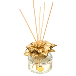 150 ml Gold Çiçek Taşlı Bambu Çubuklu Apple&cınnamon Oda Kokusu