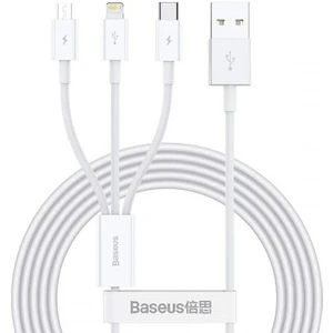 50 cm Metre 3.5AMPER Yüksek Hızlı 3in1 Type-C, Iphone Lightning ve Micro Şarj ve Data Kablosu