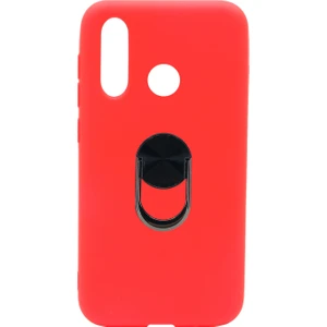 Huawei Y6P Uyumlu Leather Ring Nano Arka Koruma Kılıf