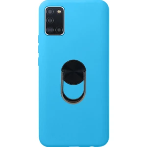 Samsung Galaxy A31 Uyumlu Leather Ring Nano Arka Koruma Kılıf
