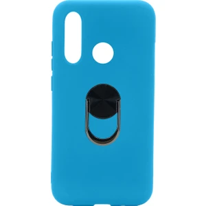 Huawei Y6P Uyumlu Leather Ring Nano Arka Koruma Kılıf