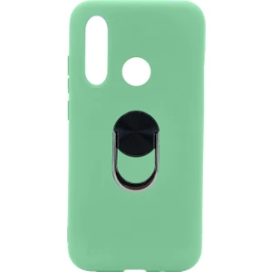 Huawei Y6P Uyumlu Leather Ring Nano Arka Koruma Kılıf