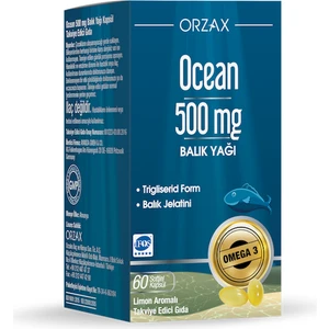 Ocean Omega-3 Balık Yağı 500 Mg 60 Kapsül  (  1  Adet  )