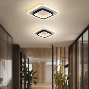 Akrilikli Kare 24X24CM 3 Işık Renkli Kumandalı LED Tavan Lambası,modern Avize