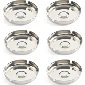 Açık Metal Paslanmaz Küllük - 6 Lı Kül Tablası 11,5 cm