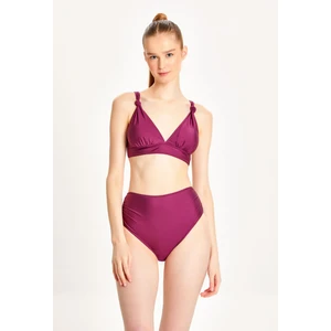 Too Salty Swimwear Kadın Toparlayıcı Yüksek Bel Arkadan Ayarlı Bikini Takımı 24S105ST