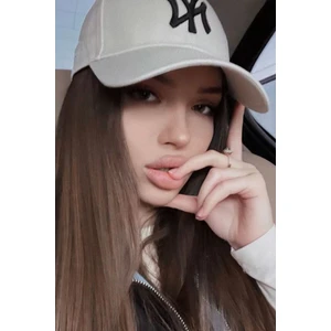Elif İç Giyim Unisex Ny Taş-Siyah Nakışlı Kep Şapka