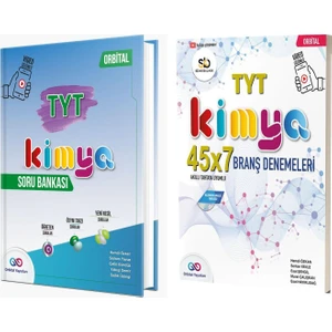 Orbital Yayınları TYT Kimya Soru Bankası - Kimya Branş Denemeleri 2'Li Set