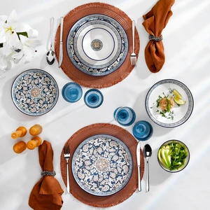 Iconic Yemek Takımı 24 PARÇA-LACIVERT02
