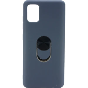 Samsung Galaxy A41 Uyumlu Leather Ring Nano Arka Koruma Kılıf