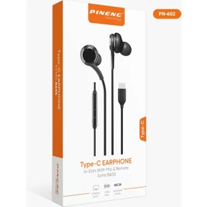 Type-C Earphone Extra Bass Kulaklık PN-602