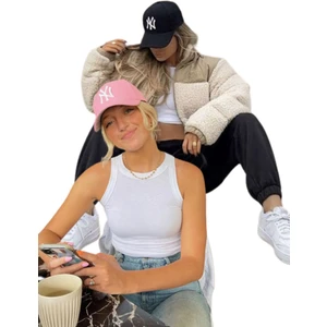 Elif İç Giyim Unisex Ny Nakışlı Kep Şapka 2'li Set