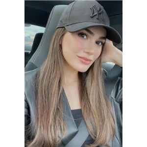 Elif İç Giyim Unisex Ny Nakışlı Siyah Kep Şapka