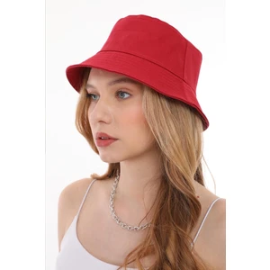 Elif İç Giyim Kadın Balıkçı Kırmızı Kova Bucket Şapka
