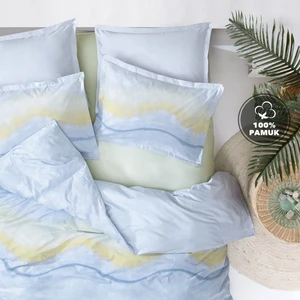 Lea Çift Kişilik Ranforce Nevresim Takımı - Mavi