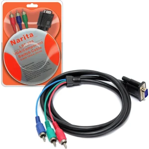 VGA To 3rca Kablo Component 3mt Narıta LST-205 3m