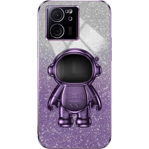LR Joyful Xiaomi 13T Pro Parıltılı Toz Pc+Tpu Telefon Kapağı (Yurt Dışından)
