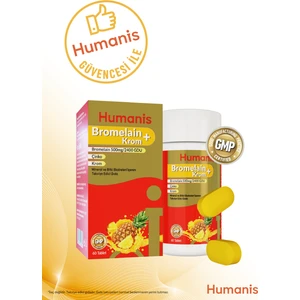 Bromelain+Krom, Çinko 60 Tablet