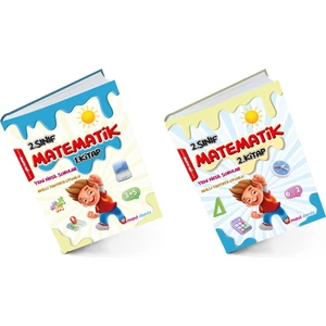 Mavi Deniz Yayınları 2024 2. Sınıf Matematik 1. ve 2. Kitap Yeni Nesil Sorular Seti 2 Kitap