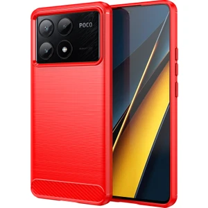 LR Joyful Xiaomi Poco X6 Pro 5g Karbon Fiber Doku Telefon Tpu Kapak (Yurt Dışından)