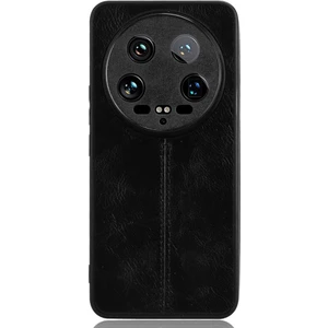 LR Joyful Xiaomi 14 Ultra Deri Doku Dikiş Hattı Darbeye Dayanıklı Arka Kılıf (Yurt Dışından)