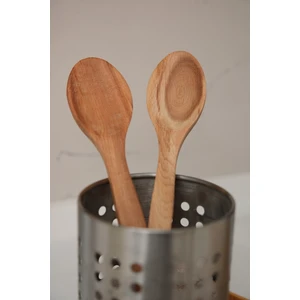 Gürgen Ağacından Kaşık 2 Parça 27CM Mutfak Yemek Gereçleri Kaşık