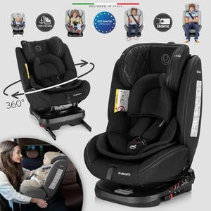 Modenafix 360° Dönebilen Isofixli Oto Koltuğu 0-36 kg Siyah