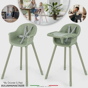 Sorte 2in1 Bebek Mama Sandalyesi ve Çocuk Sandalyesi Yeşil