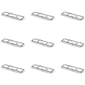 Nemli Palet Yedek Mop Paspas 50 Cm  / Nem Alıcı Mop - Pamuklu / Beyaz - 10 Adet