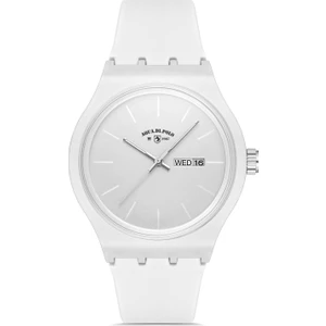 Aqua Di Polo 1987 Beyaz Plastik / Silikon Unisex Kol Saati APWR031803