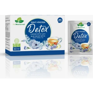 Dr. Natural Mavi Hindiba Detox Karışık Bitki Çayı 30 Şase Mavihindiba Detoks Tozu