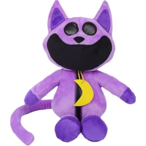Sixi Bear Toys Gülümseyen Yaratıklar Oyuncak Bebek Korkunç Mor Kedi Bebek Gülümseyen Hayvan Canavar Peluş Oyuncak (Yurt Dışından)