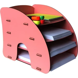 A4 Evrak Rafı Masaüstü Organizer Evrak Rafı Dosya Düzenleyici Organizer-5